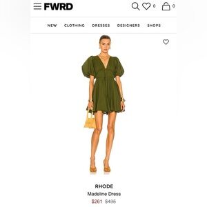 Rhode Linen Dress, NWOT, Pristine, Never Used.